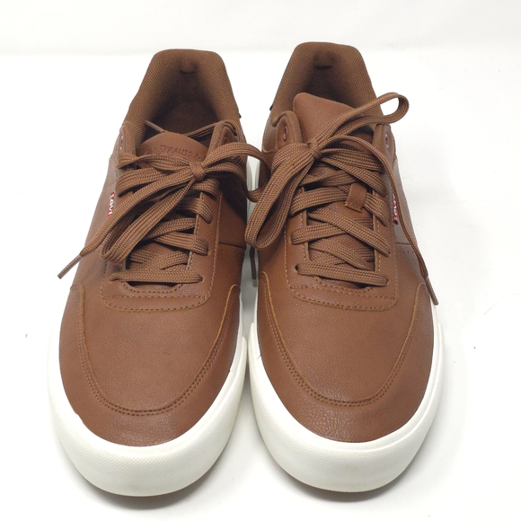 Levi’s Munro SC Brown Lace-Up Sneakers Size 10.5M - Picture 8 of 9